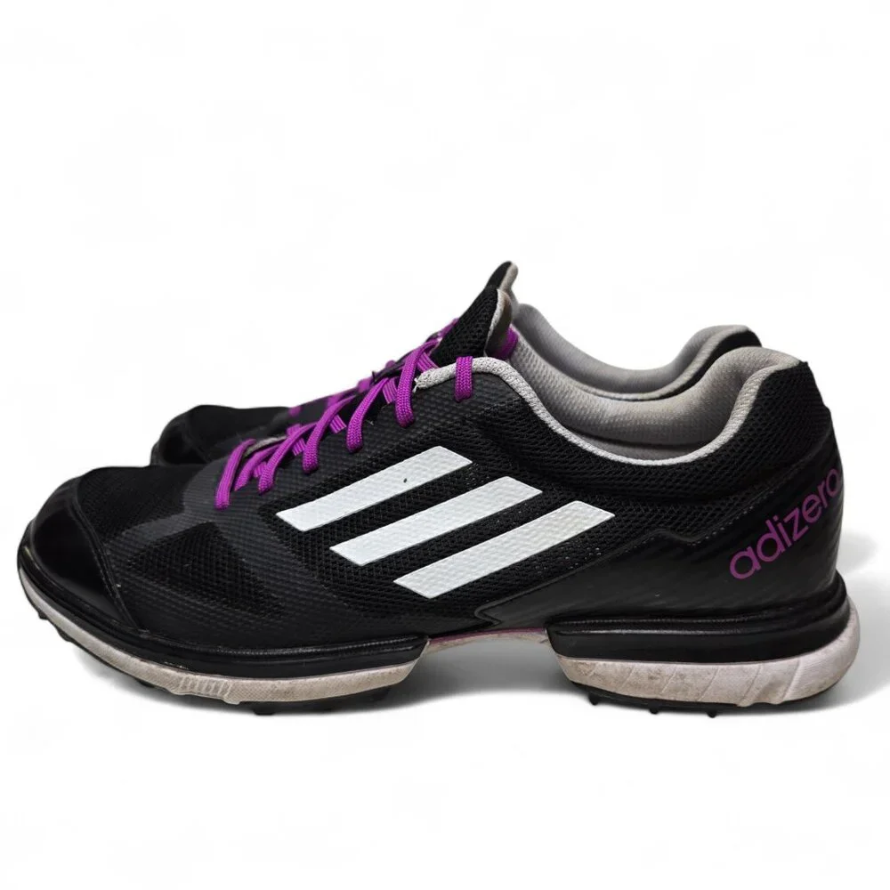 Adidas Adizero Golf Cleat Shoes Women's Three Stripes Sporty Links Wear Size 10